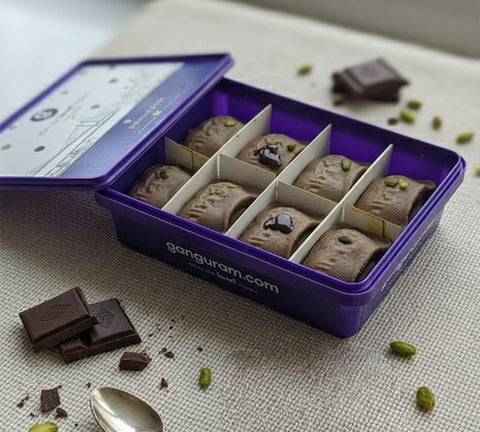 chocolate jalbhara sandesh [400 grams] - 8 pieces
