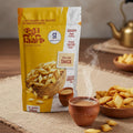 Kucho Nimki crisp, diamond-shaped, savoury flour crackers (nimki)