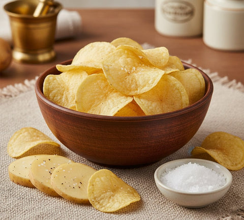 potato chips - salted [100 grams] - 1 packet